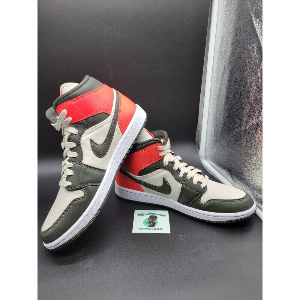 Nike Air Jordan 1 Mid SE Light Orewood Brown DQ6078-100 Men’s Size 8.5/ 10 Wms